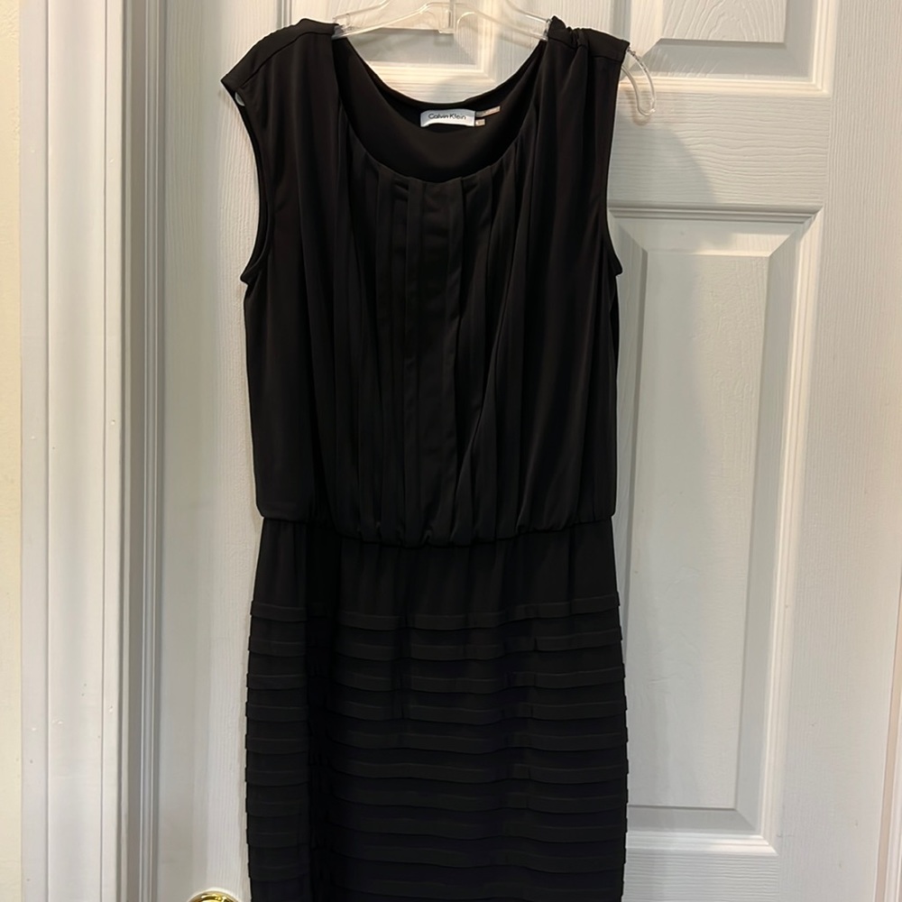 Calvin Klein Black Midi Dress